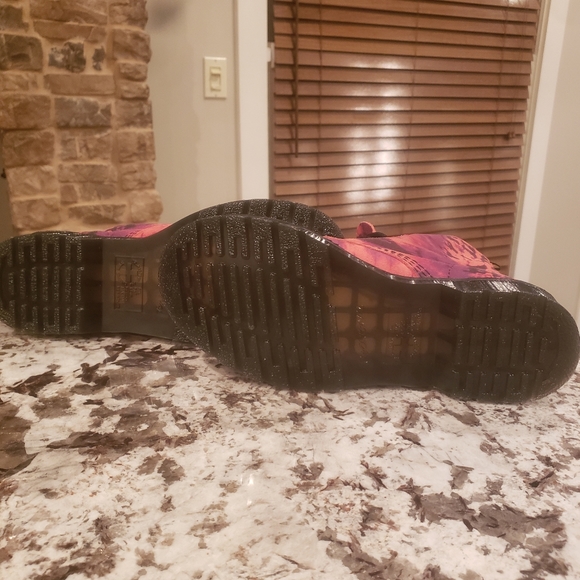 Dr. Martens Purple TIE DYE 1460 Pascal Leather Suede Lace Up Boots W Sz 7 and 5 - Picture 8 of 9